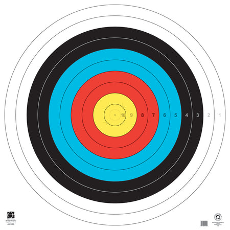 Maple Leaf World Archery 122 cm Target Face Tag Weight Paper 15 pk.