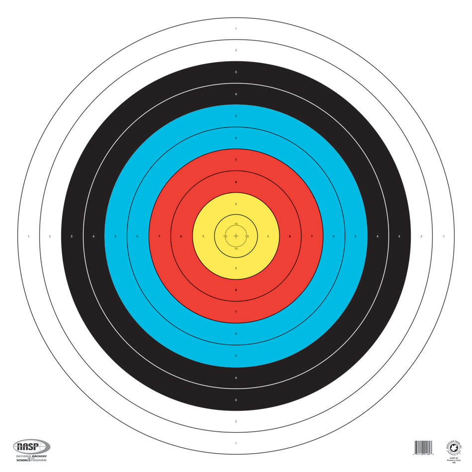 Maple Leaf NASP Archery Target 80 cm Tag Weight Paper 25 pk.