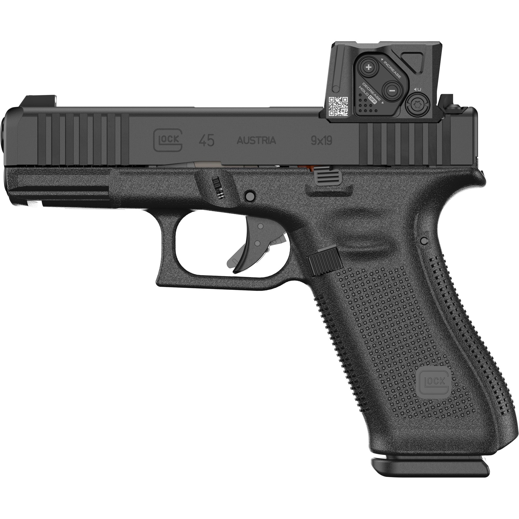 Glock G45 Gen6 w/Aimpoint Crossover 9mm Luger 4.02" Black Pistol Package