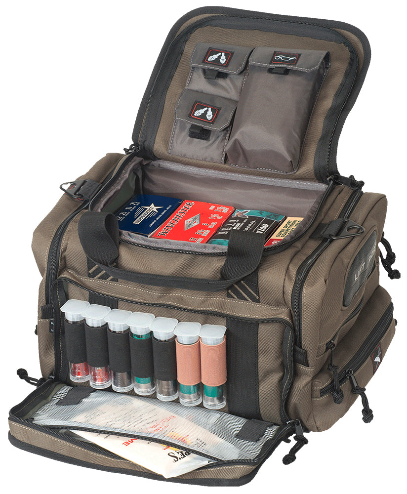 GPS Bags 1411SC OD Green Sporting Clays Bag Nylon Lockable Zippers Holds 8-10 Shotgun Shell Boxes