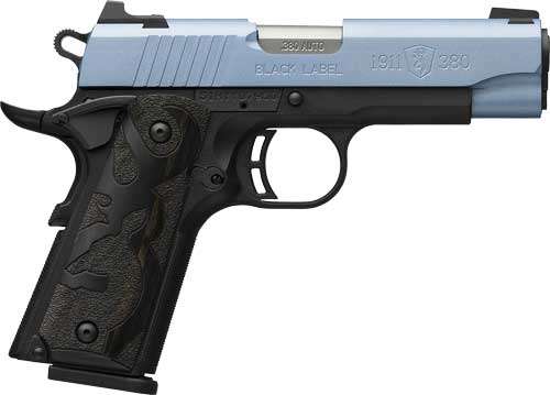 Browning 1911-380 Black Label Compact Polar Blue Cerakote .380 Pistol