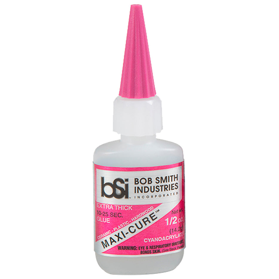 Bob Smith Maxi-Cure Glue for Fletching and Arrow Inserts 0.5 oz.