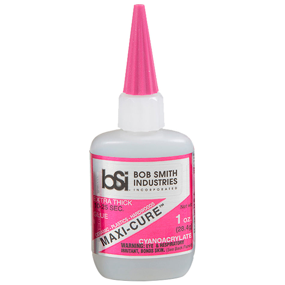 Bob Smith Maxi-Cure Glue for Fletching and Arrow Inserts 1 oz.