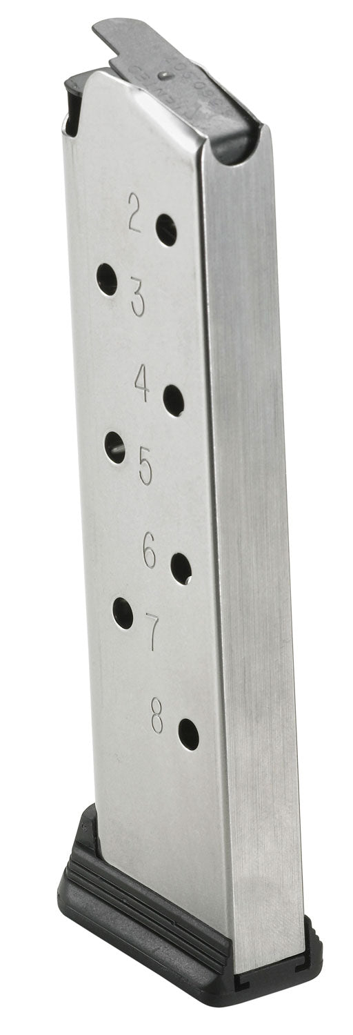 Ruger 90365 SR1911 Magazine 8rd .45 ACP Stainless Steel Removable Floorplate