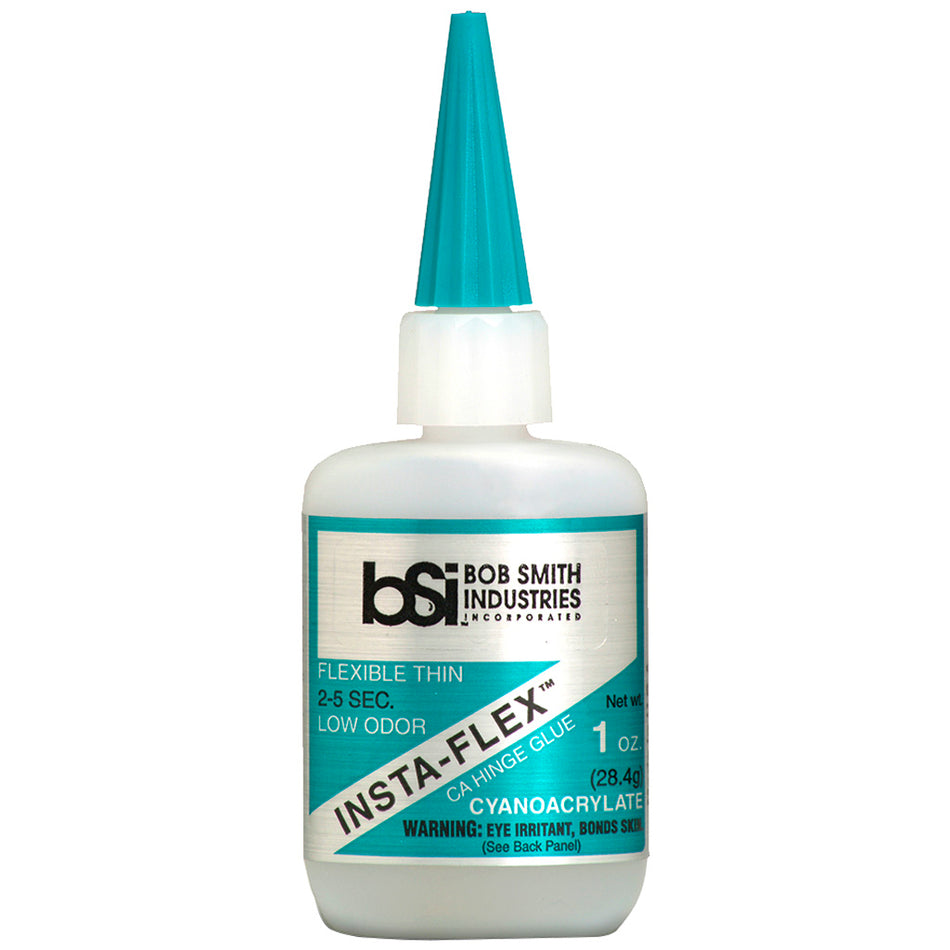 Bob Smith Insta-Flex Clear Flexible Adhesive 1 oz.