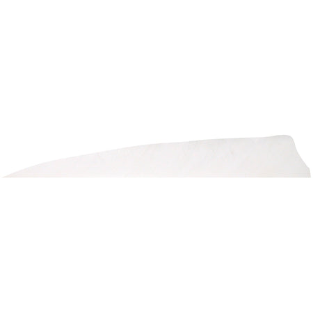 Gateway 4 in. Right Wing White Shield Cut Fletching Feathers 100 Pk.