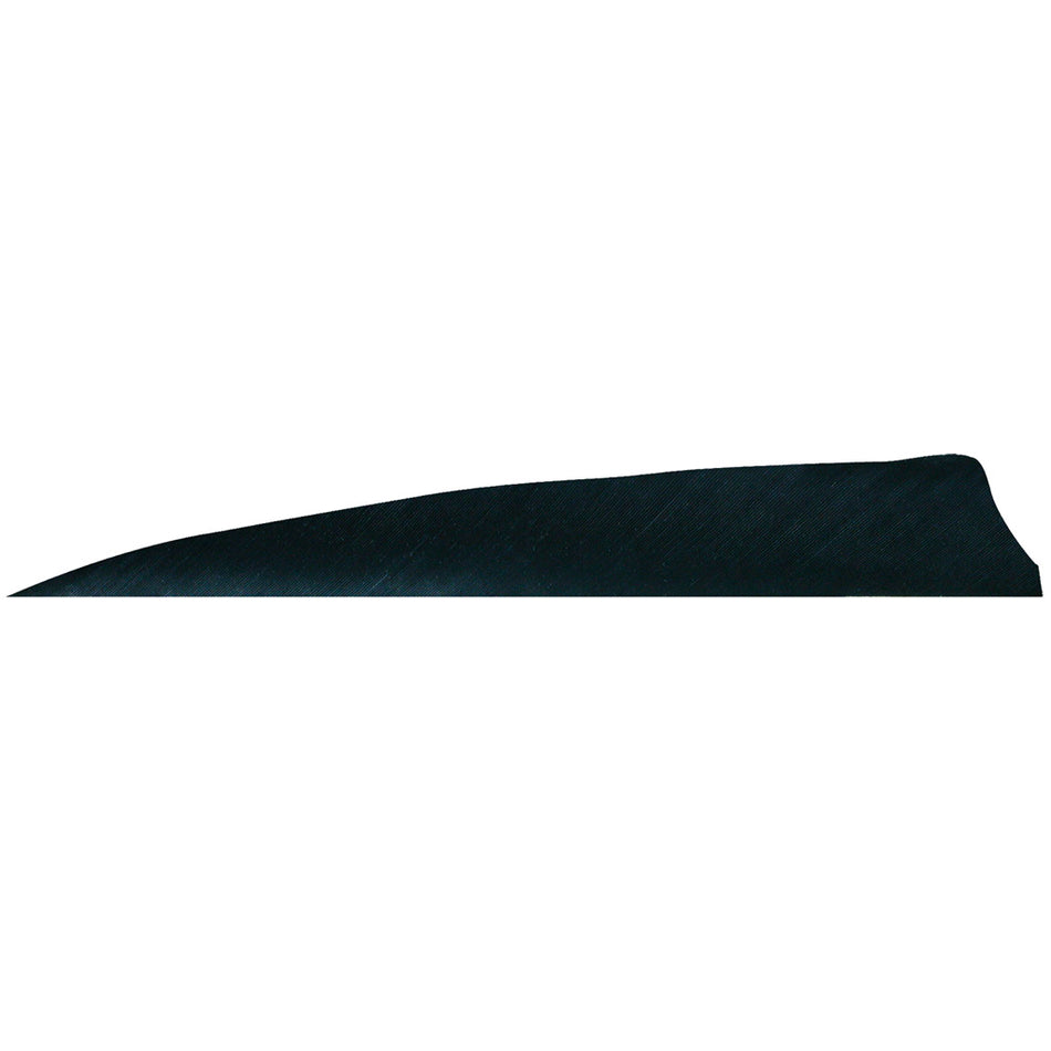 Gateway 4 in. Right Wing Black Shield Cut Fletching Feathers 100 Pk.