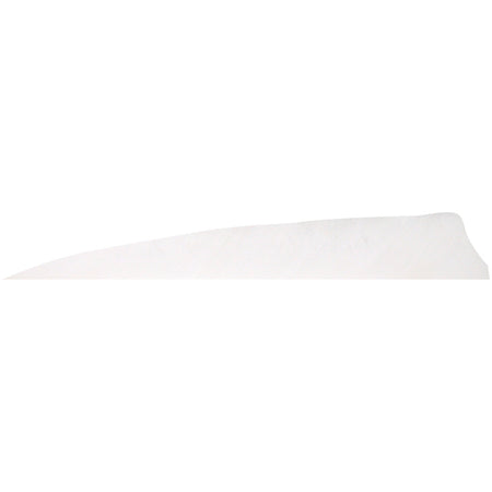 Gateway 5 in. Right Wing White Shield Cut Fletching Feathers 100 Pk.
