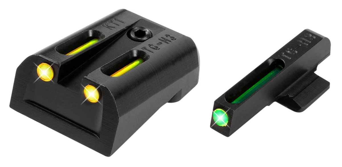 TruGlo TG131KTY TFO Green Front Yellow Rear Night Sight Kimber 1911 Fixed Rear
