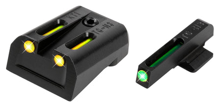 TruGlo TG131KTY TFO Green Front Yellow Rear Night Sight Kimber 1911 Fixed Rear