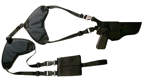 Bulldog WSHD31 Ambidextrous Shoulder Holster Harness Nylon for Large Frame Autos 4-4.5" Barrel