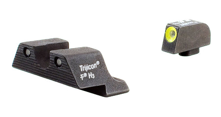 Trijicon HD Night Sights 600540 Yellow Front/Black Rear - Glock 17/17L/19 Standard Frame