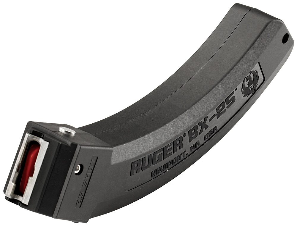 Ruger 90361 BX-25 Magazine 25rd .22 LR Fits Ruger 10/22, SR, Charger Black