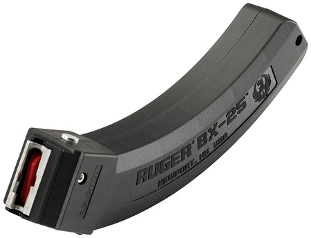 Ruger 90361 BX-25 Magazine 25rd .22 LR Fits Ruger 10/22, SR, Charger Black