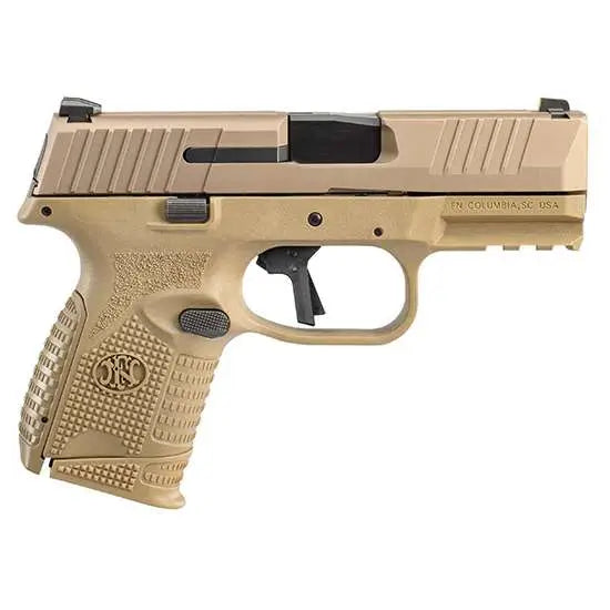 FN 509C Compact 9mm Pistol Bundle, Flat Dark Earth, with 12-, 15-, and Three 24-Round Magazines
