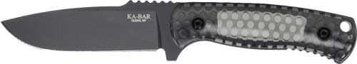 KA-BAR Les George Cool Name 4.25" Fixed Blade Drop Point Knife and Sheath