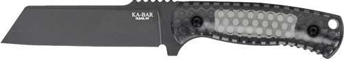 KA-BAR Les George Cool Name 4.62" Fixed Blade Sheepsfoot Knife and Sheath