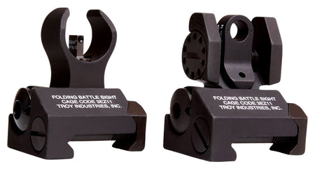 Troy Ind Tritium Micro BattleSight Set HK-Style Front & Round Rear Black Anodized