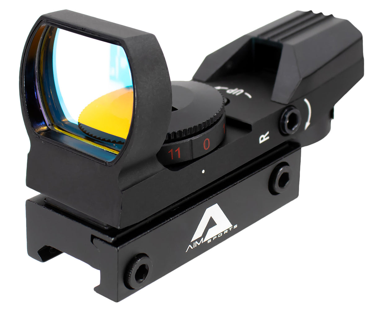 Aim Sports RT401 1x34mm Red Multi-Reticle Classic Edition Reflex Sight Matte Black
