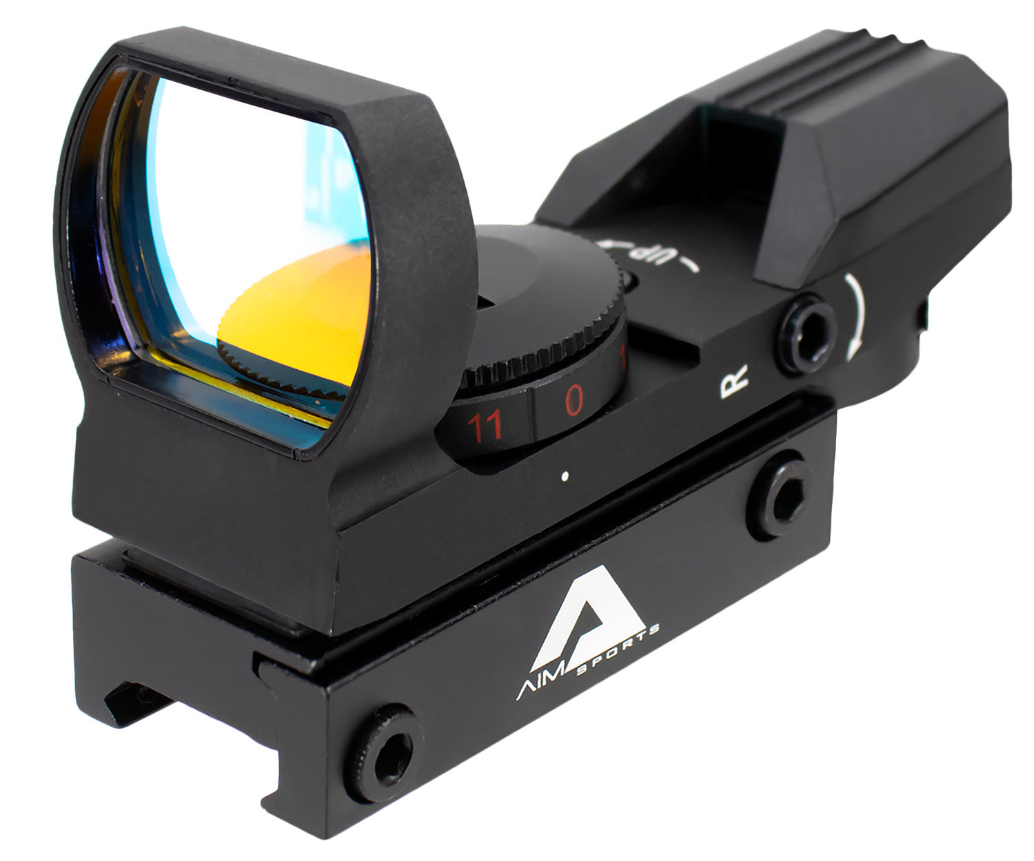 Aim Sports RT401 1x34mm Red Multi-Reticle Classic Edition Reflex Sight Matte Black