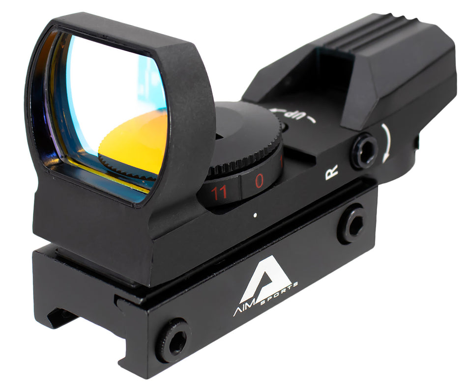 Aim Sports RT401 1x34mm Red Multi-Reticle Classic Edition Reflex Sight Matte Black