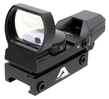 Aim Sports RT403 1x34mm Red/Green Multi-Reticle Classic Edition Reflex Sight Matte Black