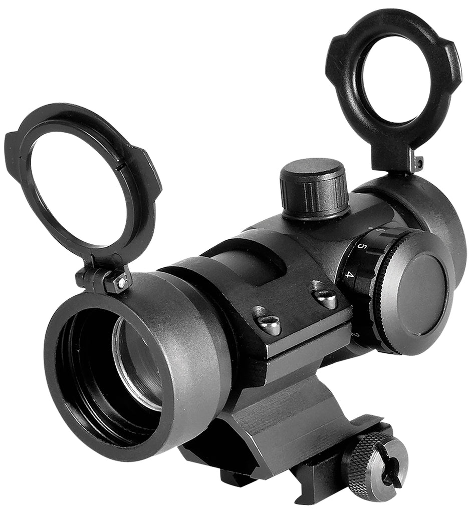 NcStar DMRG130 1x 30mm Black Anodized Red Green 3 MOA Dot Reflex Sight Cantilever Mount