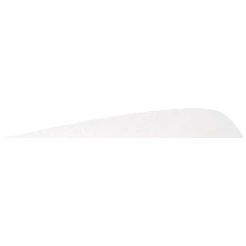 Gateway 4 in. RW White Parabolic Feathers 12 pk.