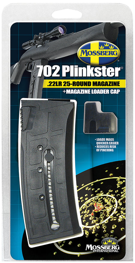 Mossberg 702 Plinkster 25-Round .22 LR Magazine Black Polymer