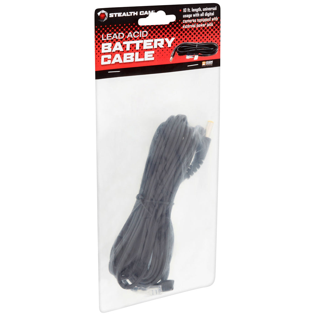 Stealth Cam Battery Cable 10-Foot Power Connection