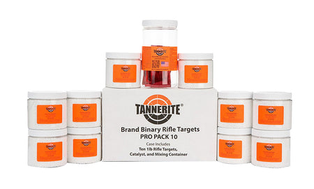 Tannerite PP410 10-Target Pro Pak 1 lb Binary Exploding Rifle Targets with Catalyst