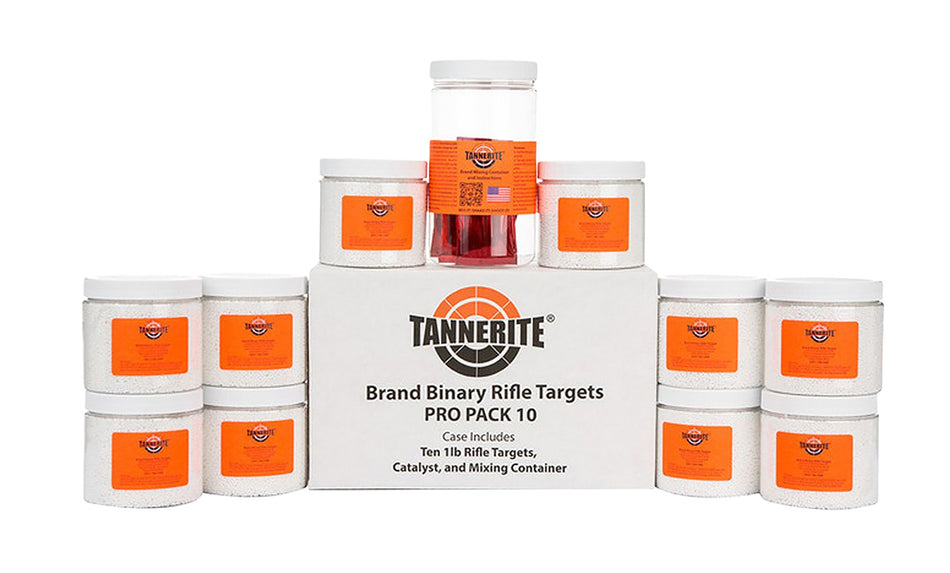 Tannerite PP410 10-Target Pro Pak 1 lb Binary Exploding Rifle Targets with Catalyst