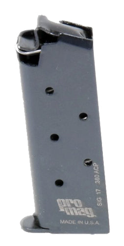 ProMag SIG17 6rd .380 ACP Replacement Magazine for Sig P238 Blued Steel