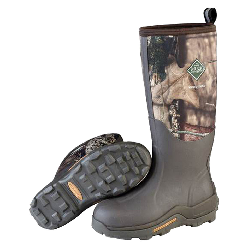 Muck Woody Max Insulated Boot Mossy Oak Country Sz 10