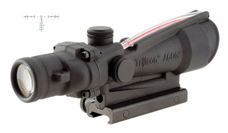 Trijicon 100154 ACOG 3.5x35mm Compact Riflescope Black Anodized Illuminated Red Horseshoe .308/7.62 BDC Reticle