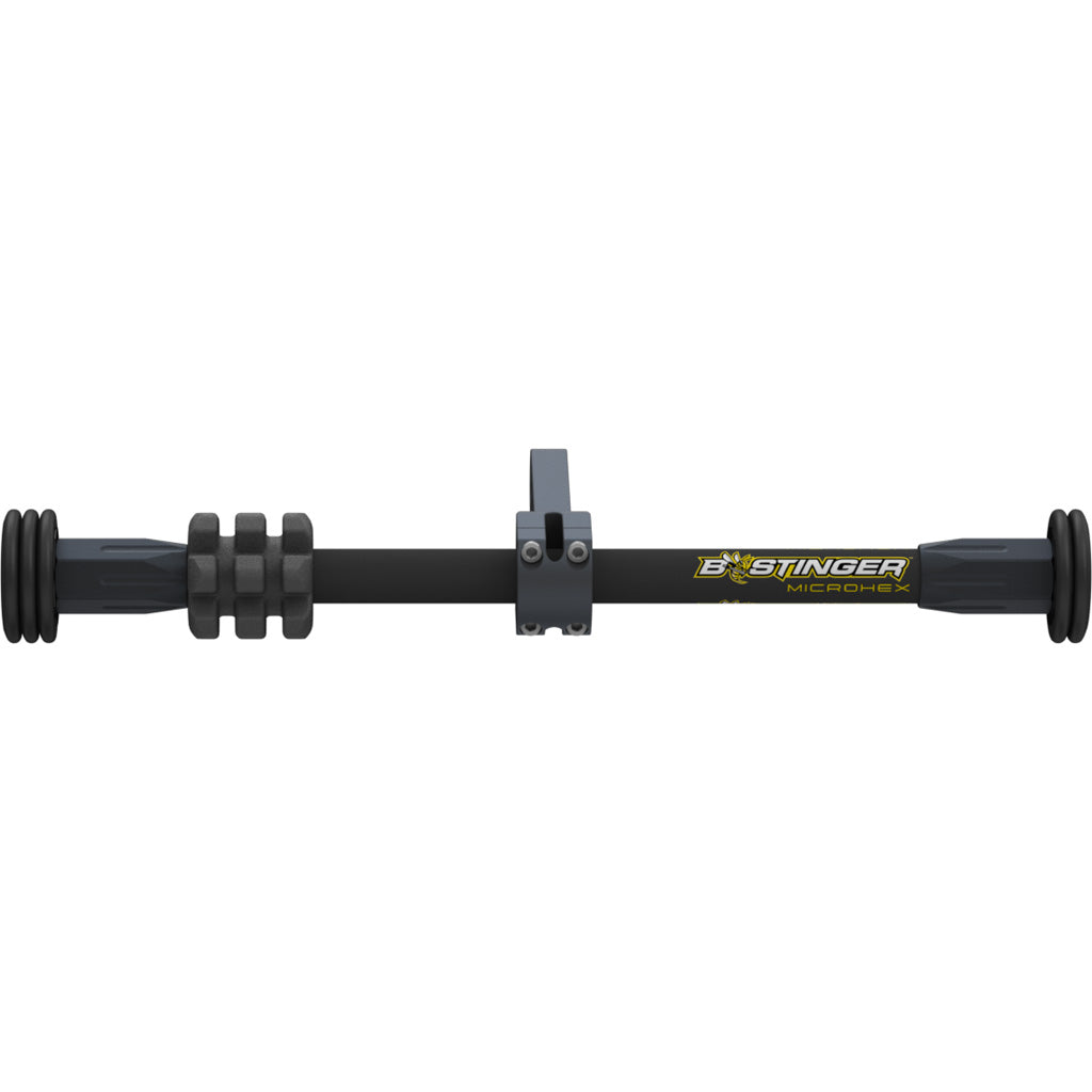 Bee Stinger MicroHex 10 in. Matte Black Counter Slide Bow Stabilizer