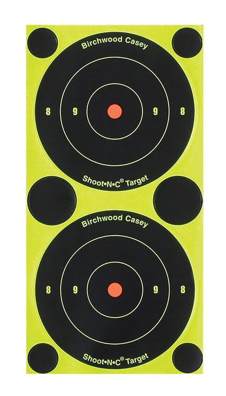 Birchwood Casey Shoot-N-C 3" Bullseye Reactive Self-Adhesive Paper Targets 240 Pack