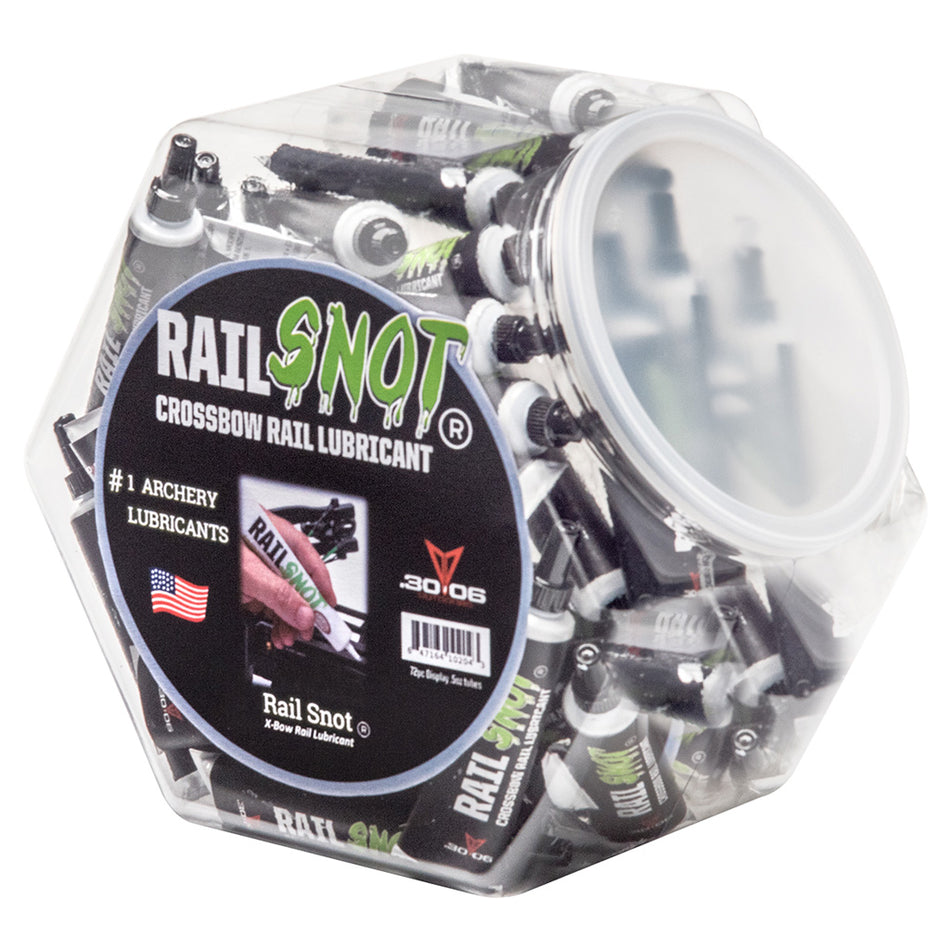 30-06 Rail Snot Crossbow Rail Lube Display 72 Count .5 oz Tubes
