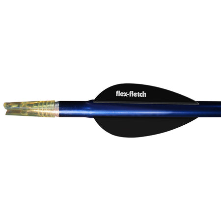 Flex Fletch FFP Archery Fletching Vanes Black 2 in. 39-Pack