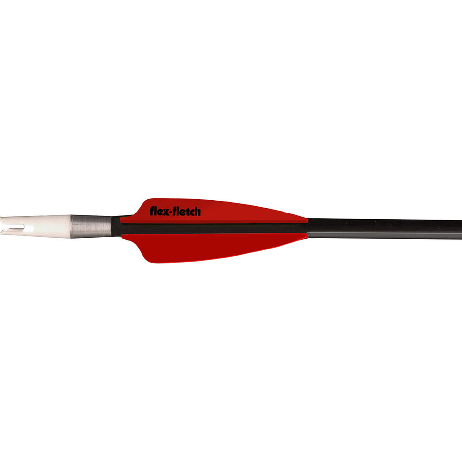Flex Fletch FFP Red Shield Cut Fletching Vanes 3.6 in. 39-Pack