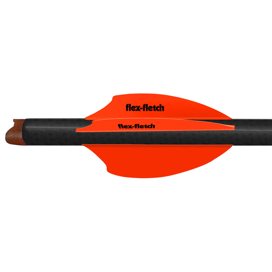 Flex Fletch SK2 2 in. Blaze Orange Vanes 100 pk.