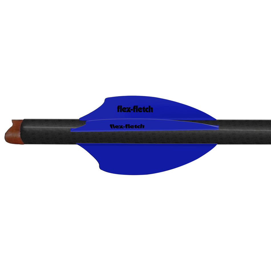 Flex Fletch SK2 2 in. Blue Vanes 100 pk.