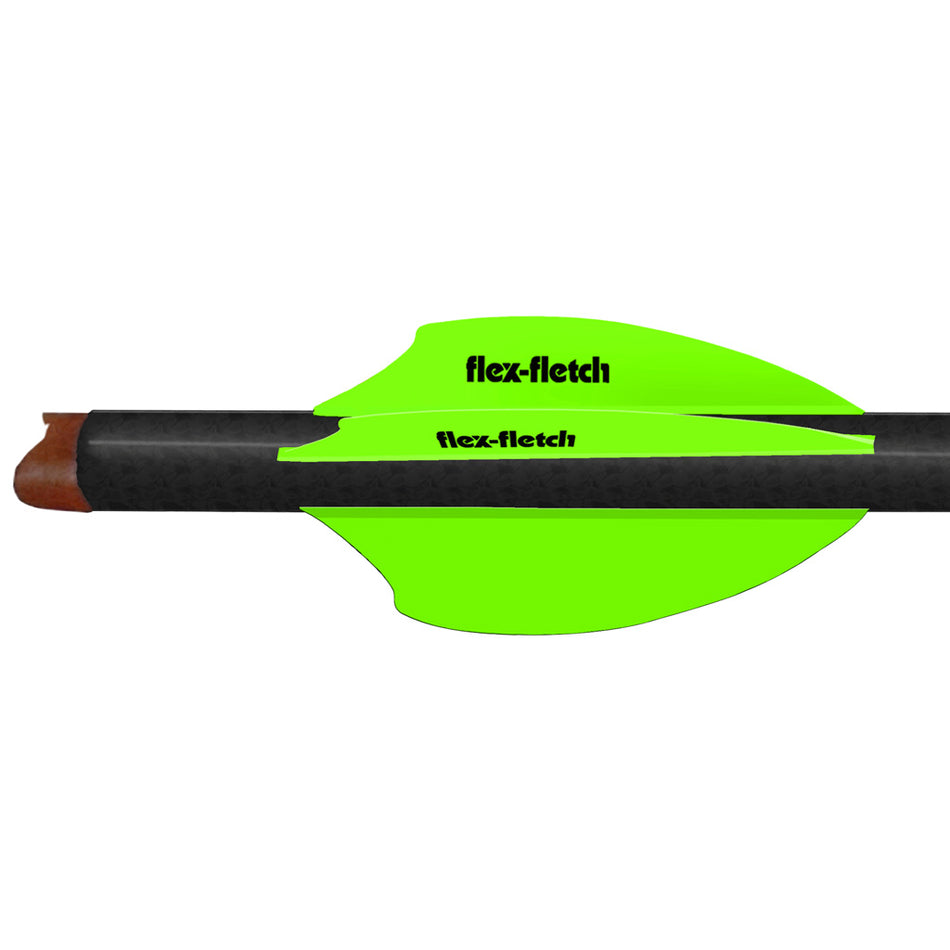 Flex Fletch SK2 2 in. Cosmic Green Vanes 100 pk.