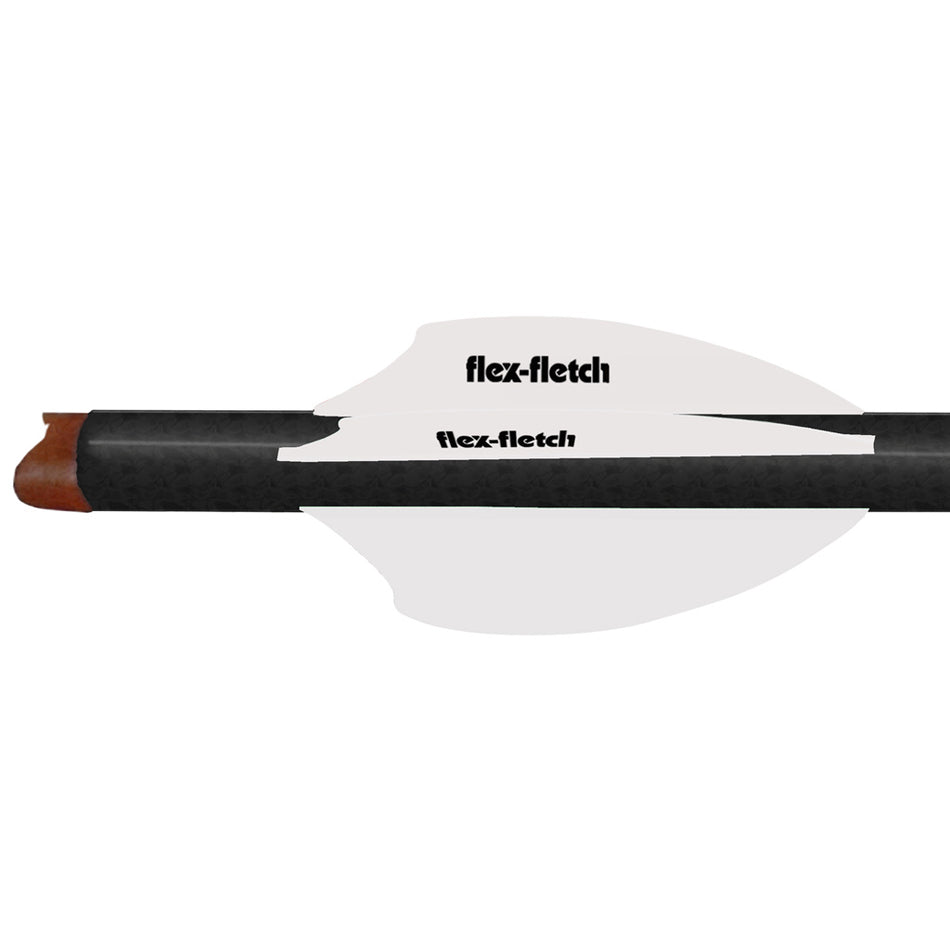 Flex Fletch SK2 2 in. White Vanes 100 pk.