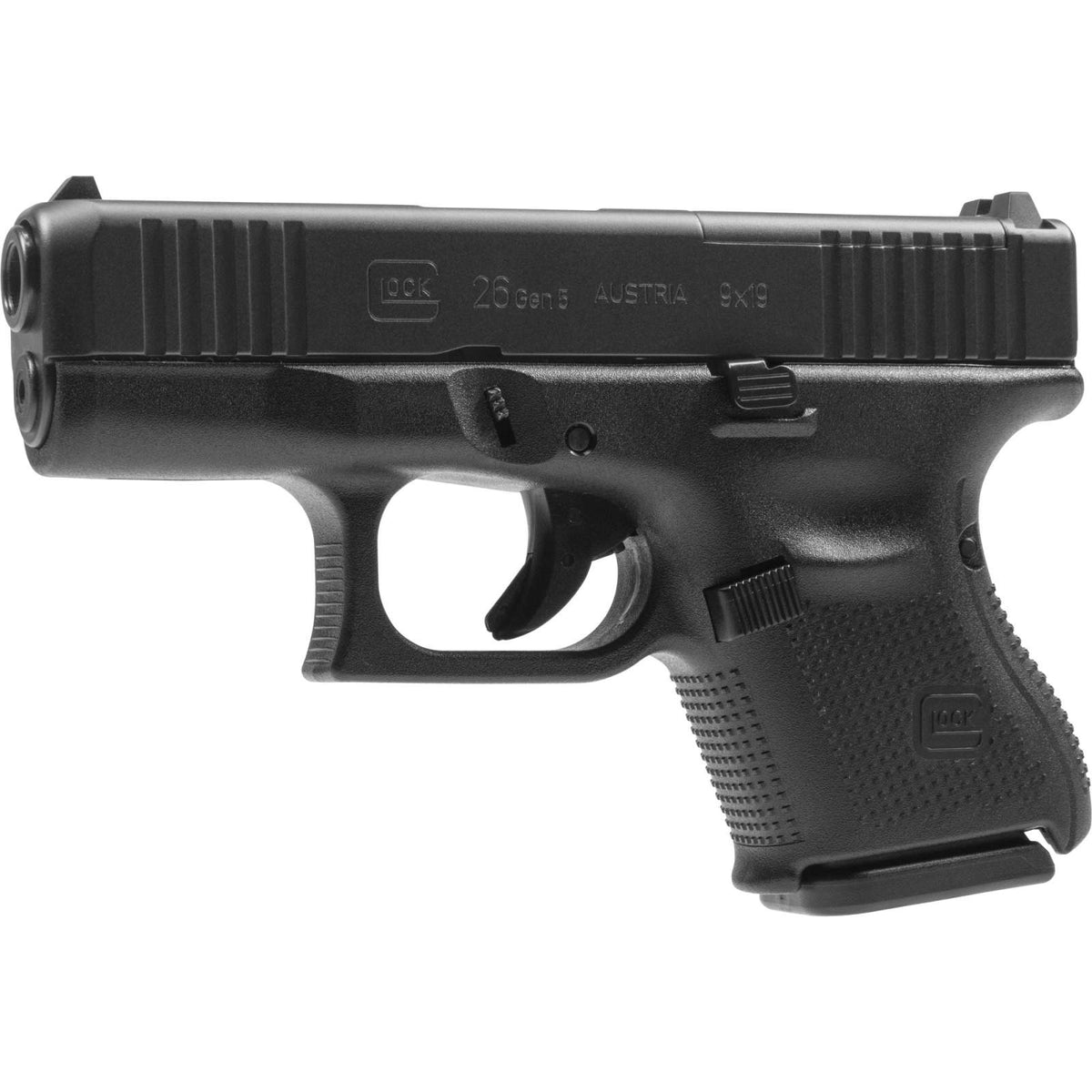 GLOCK 26 GEN 5 MOS FS 9MM PISTOL 3.46" FXD 5.5lb 3-10RD MAGS