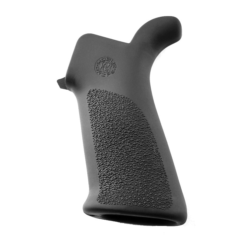 Hogue AR-15 M-16 BeaverTail Grip No Finger Grooves, Slate Grey