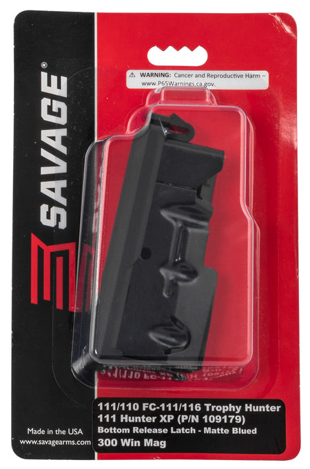 Savage Arms 55254 3rd Blued Detachable Magazine for 375 Ruger/300 Win Mag Axis/10/110