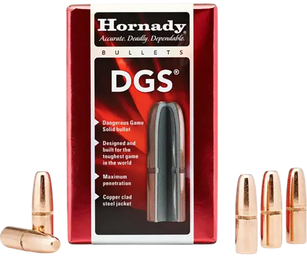Hornady DGS 9.3mm Caliber .366 300 Grain Hard Solid Component Bullets 50ct