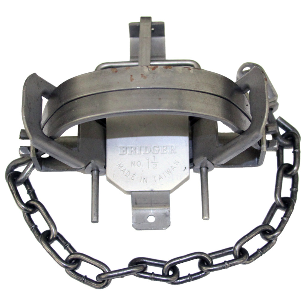Bridger No. 1.5 Coil Trap with Machine Chain