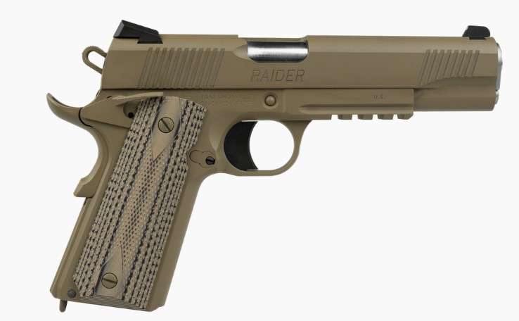 Tisas 1911 Duty B9RDG Raider 9mm Pistol, FDE Enhanced Finish